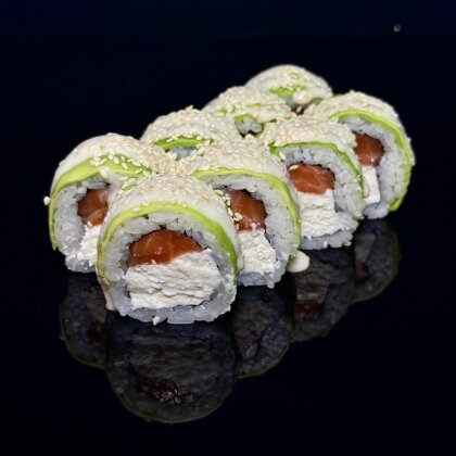 Аво с лососем