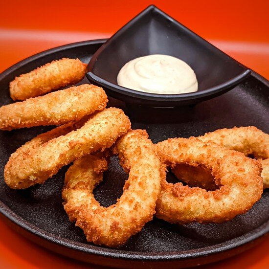 Кольца кальмара в кляре