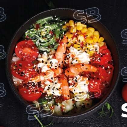 Поке с креветкой