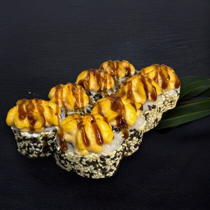 Запеченный с курицей