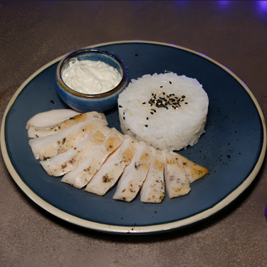 Грудка курицы с рисом басмати