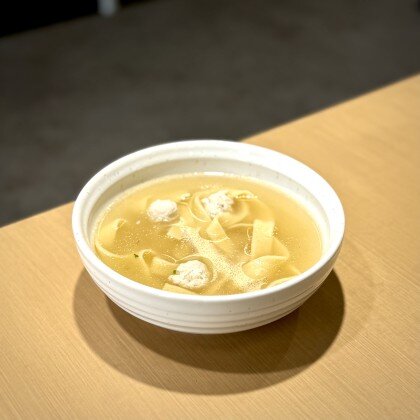 Мини суп-лапша с фрикадельками