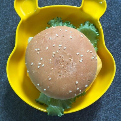 Бургер с наггетсами