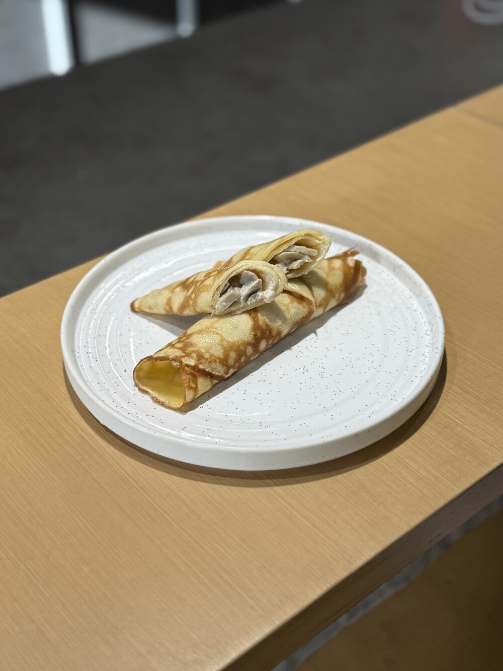 Блинчики с курицей и грибами