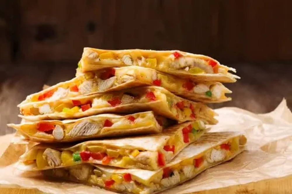 Кесадилья с курицей