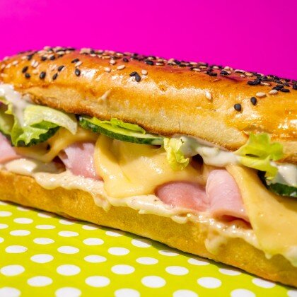 Сэндвич с ветчиной