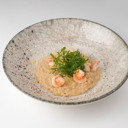 Ризотто с креветками