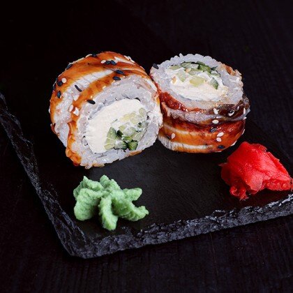 Ролл Филадельфия с угрем ДеЛюкс