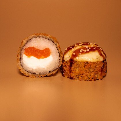 Запеченная темпура лосось