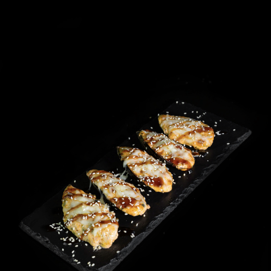 Запеченные мидии с пармезаном