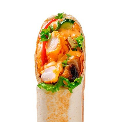 Ролл «Цезарь с креветкой»