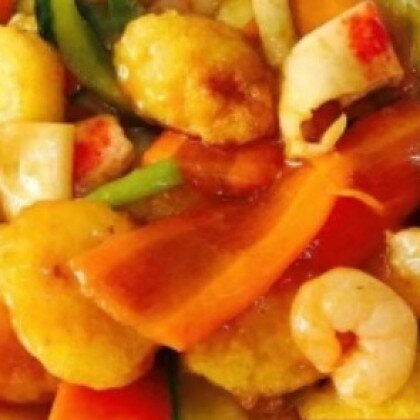 151. Жареный соевый тофу по-Японски "Три свежести"