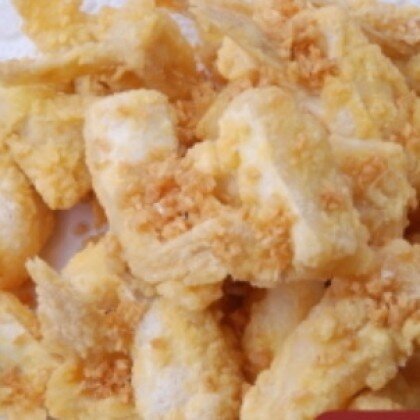 123. Жареные кусочки макруруса с ароматным вкусом