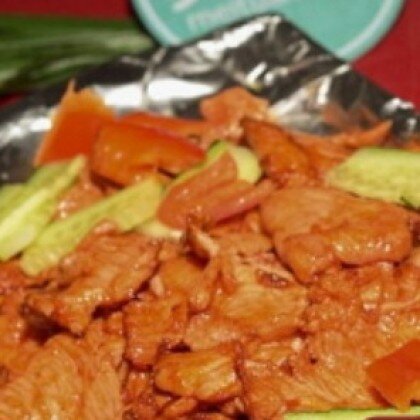 59. Жареное свиное филе на противне