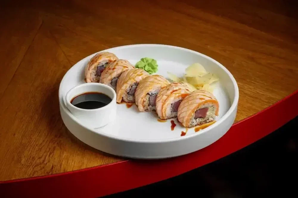 Ролл Опаленный лосось