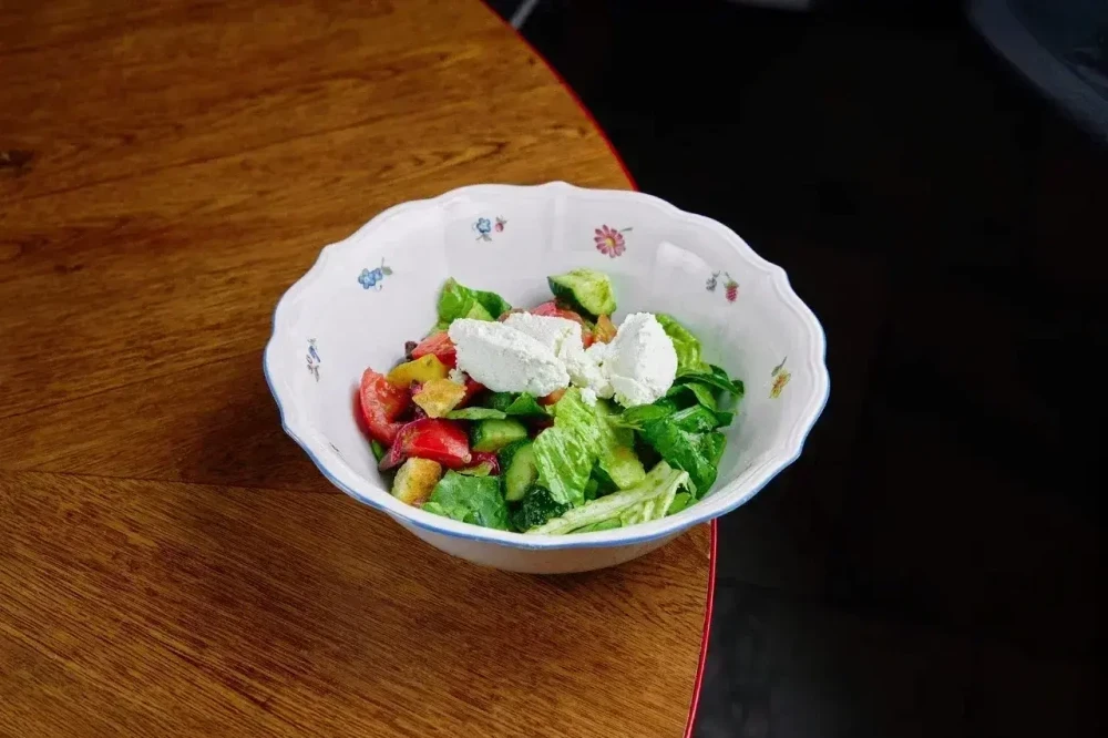 Панцанелла с домашней рикоттой