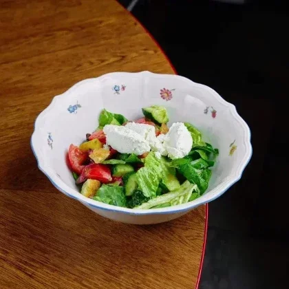 Панцанелла с домашней рикоттой