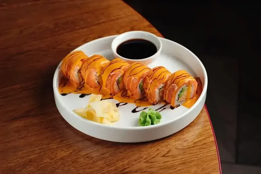 Ролл с крабом