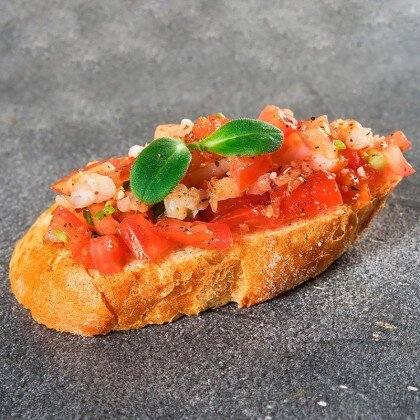 Брускетта с сальсой