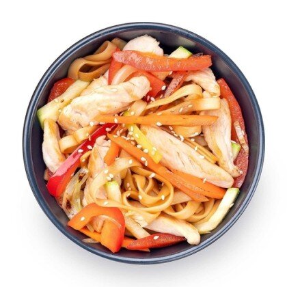 Wok с курицей