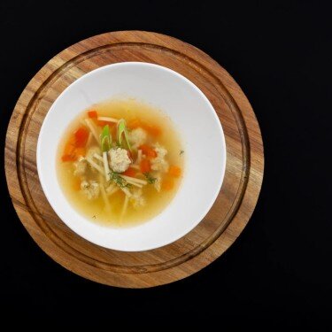 Домашний суп с фрикадельками