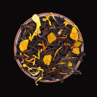 Черный «Айва с персиком»