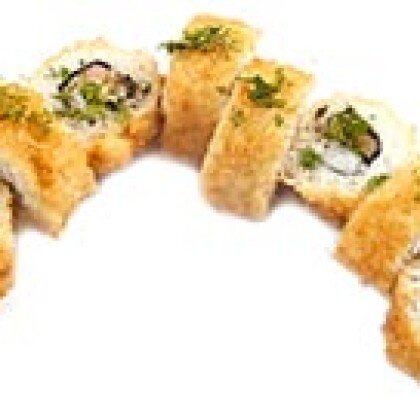 Темпура ролл «Лосось+угорь»