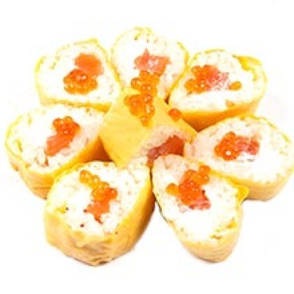 Ролл «Филадельфия копченый лосось маменори»