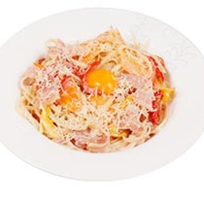 Паста «Карбонара с беконом»
