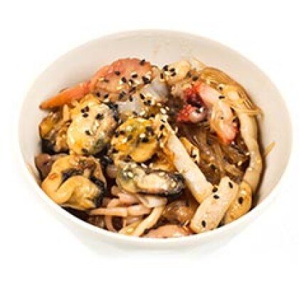 Стеклянная лапша с морепродуктами