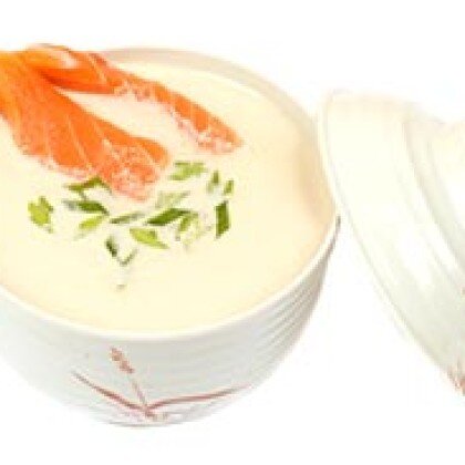 Крем-суп с лососем