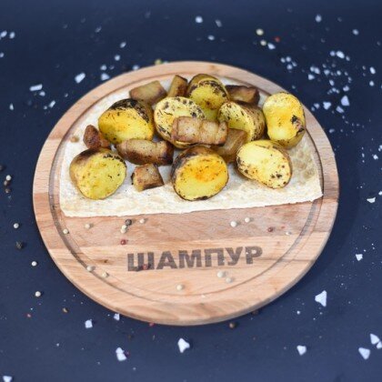 Картофель с салом