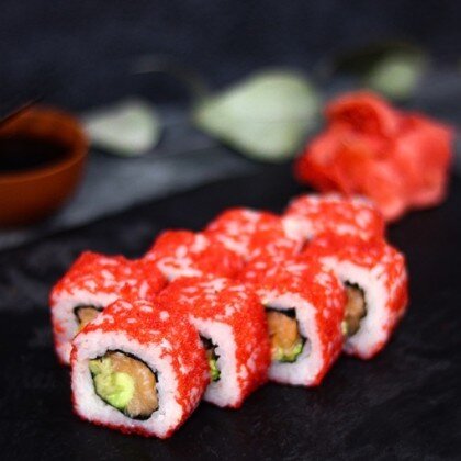 Ролл «Хрустящий лосось»