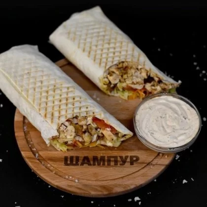 Шаурма По-Ливански
в СЫРНОМ ЛАВАШЕ