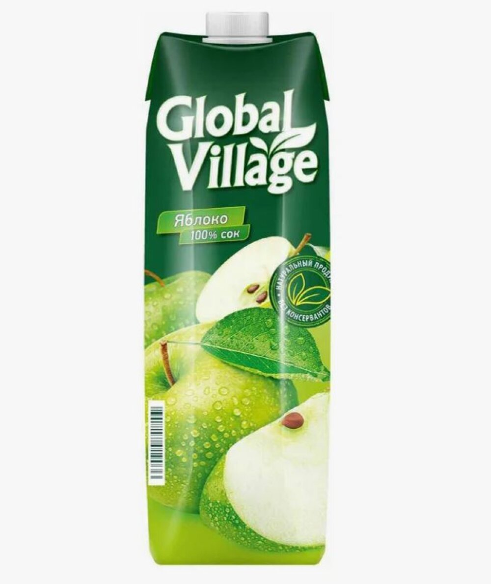 Сок Global Village Яблоко