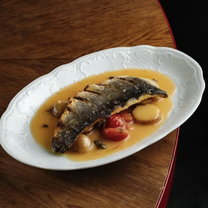 Сибас по-сицилийски