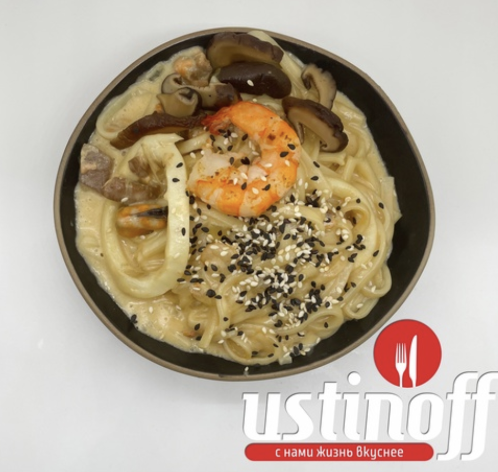 Удон с морепродуктами