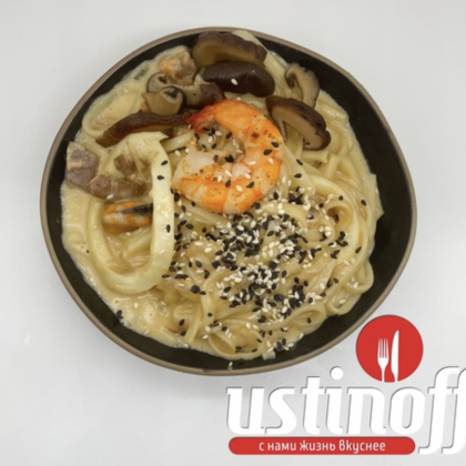 Удон с морепродуктами