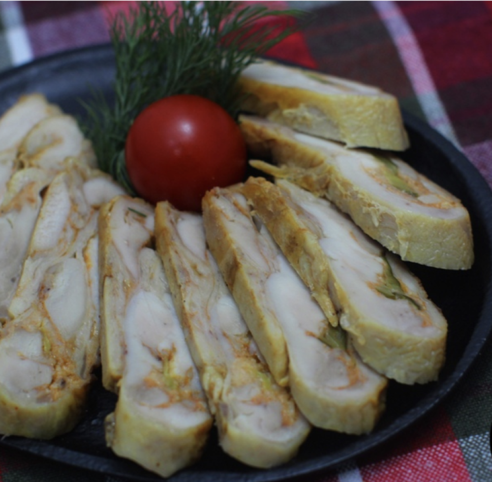 Куриный рулет нарезка 1 кг