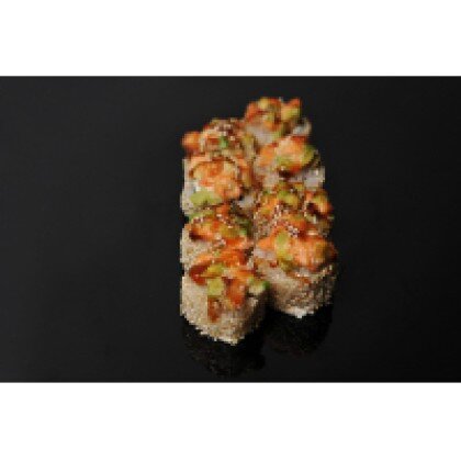 Ролл «Запеченный лосось и угорь в кунжуте»