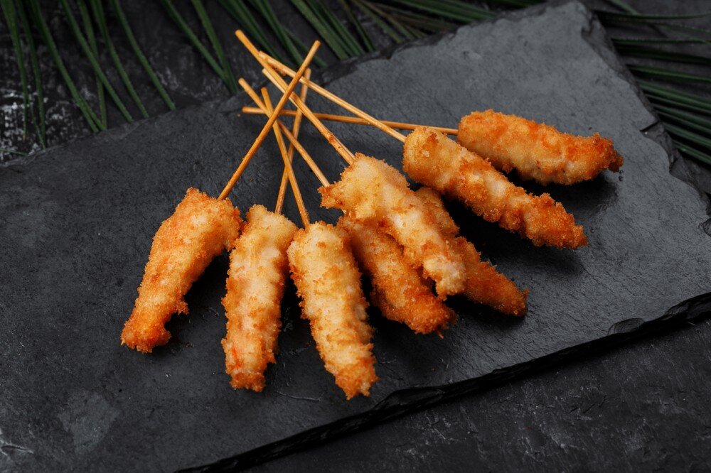 Креветки в темпуре