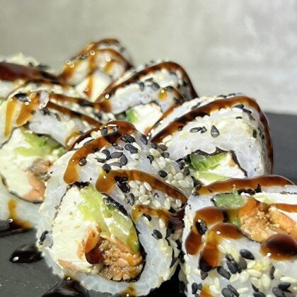 Ролл «Лосось терияки»