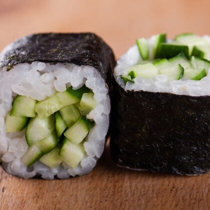 Хосомаки с огурцом