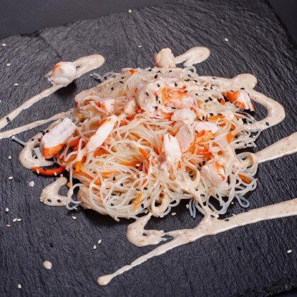 Фунчоза с креветкой