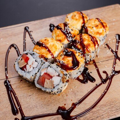 Яки микс с курицей