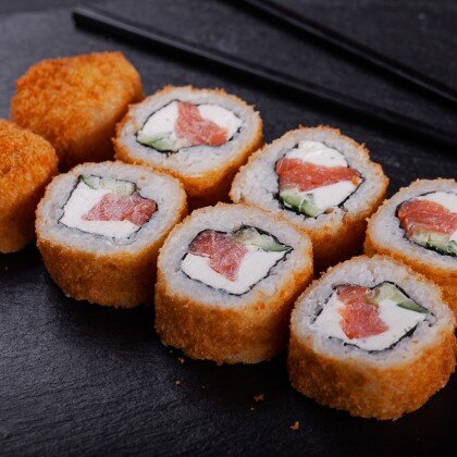 Темпура с лососем