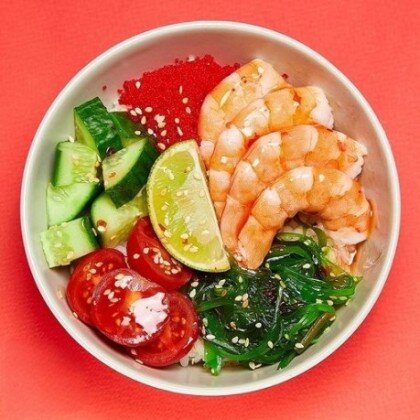 Поке с креветкой