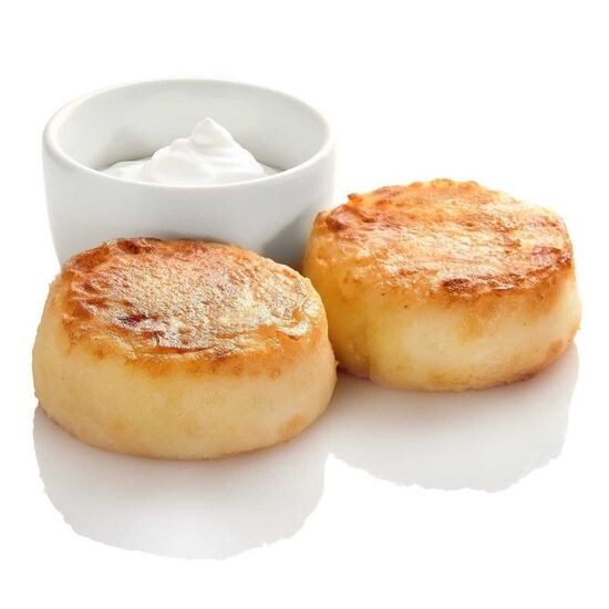 Сырники с ягодным соусом