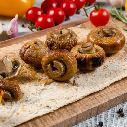 Грибы на углях