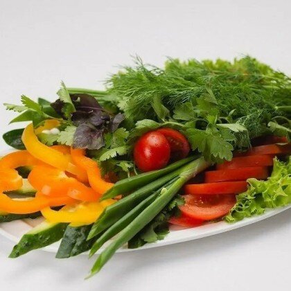 Букет из свежых овощей